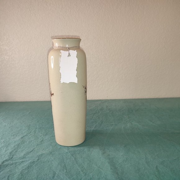 Gorgeous Japanese Art Vase Cherry Tree Golden Accents ceramic vintage quality - Picture 5 of 8